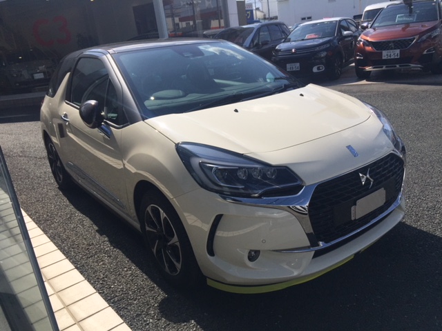 限定車　DS3 PARTHENON入荷致しました！！