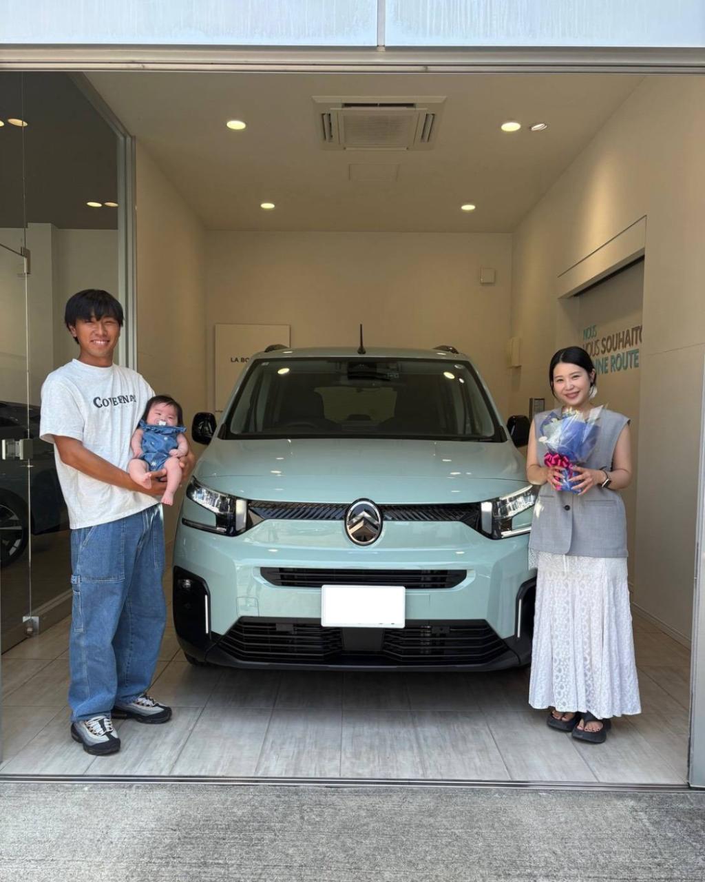 O様　ベルランゴご納車おめでとうございます！